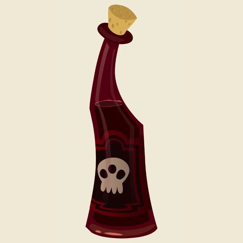 Flasche mit Gift