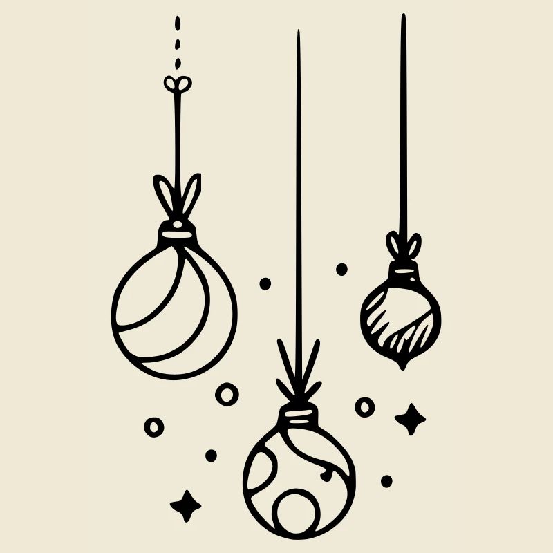 Christmas tree baubles