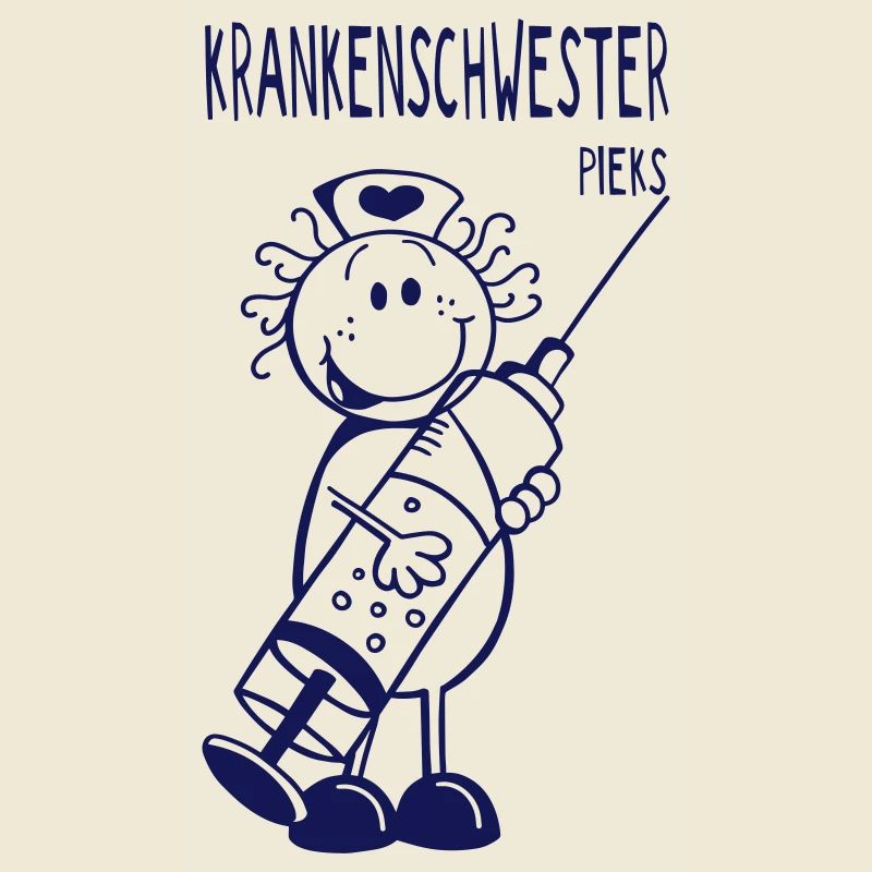 Krankenschwester mit Spritze - Geschenk