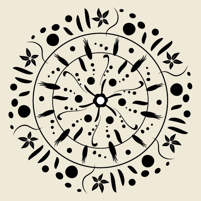 Getreide Kreis Muster Geschenkidee