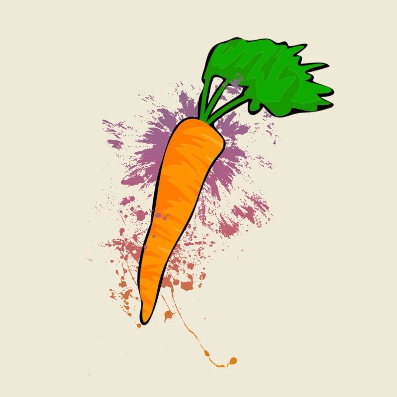 Explosion de couleur carottes
