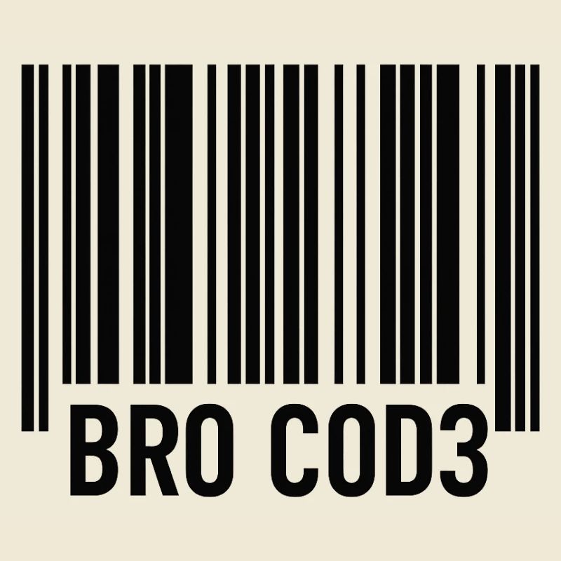 Bro Cod3 Barcode Design - Bro Code