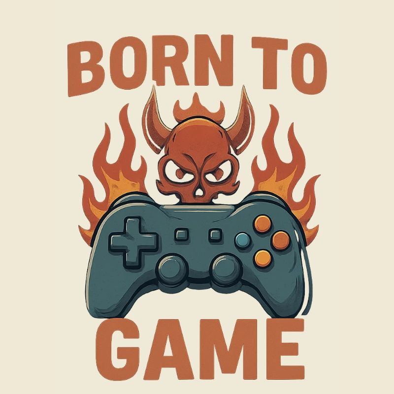 Born to Game – Fire Skull Controller