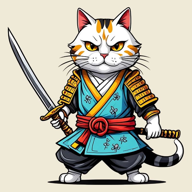 Samurai-Katze