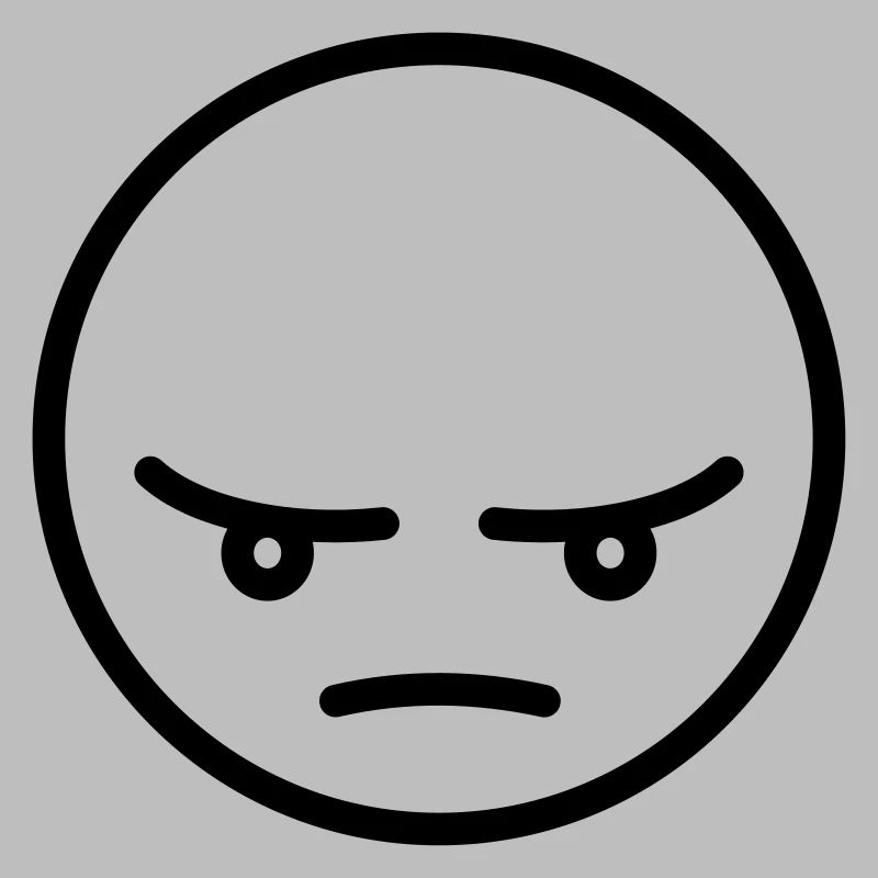 Wütender Smiley Geschenk Idee