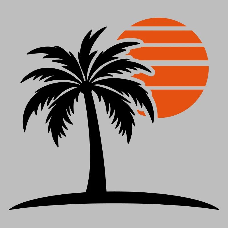 Palm Tree Sun Island