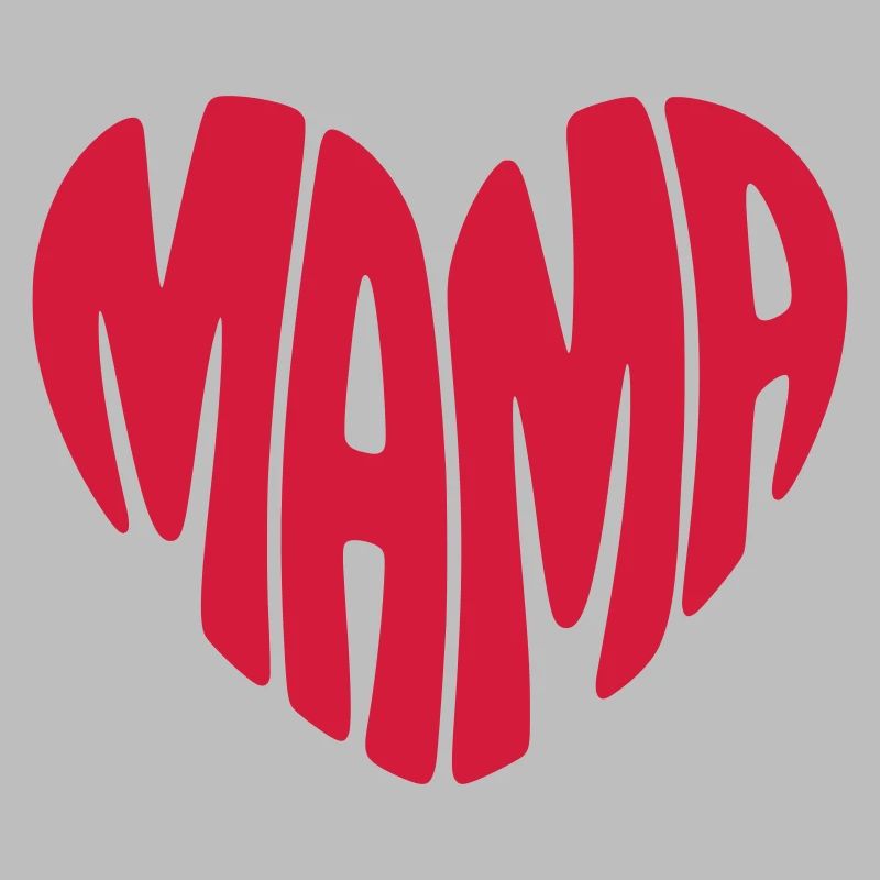 Mama Herz Form Mutter Herzform Muttertag Geschenk