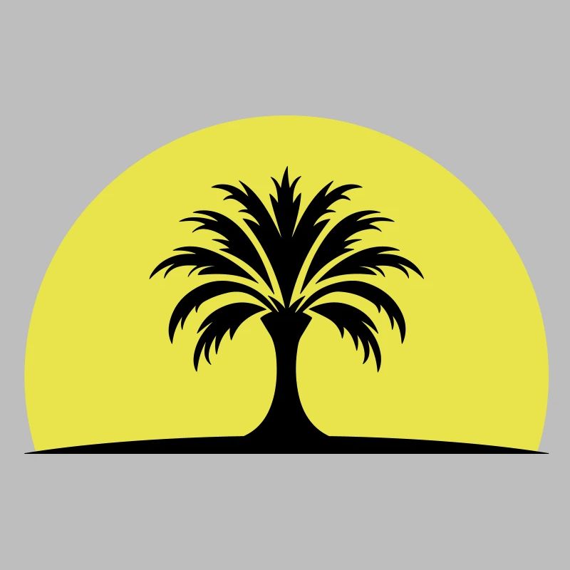 Sonne Palme Insel