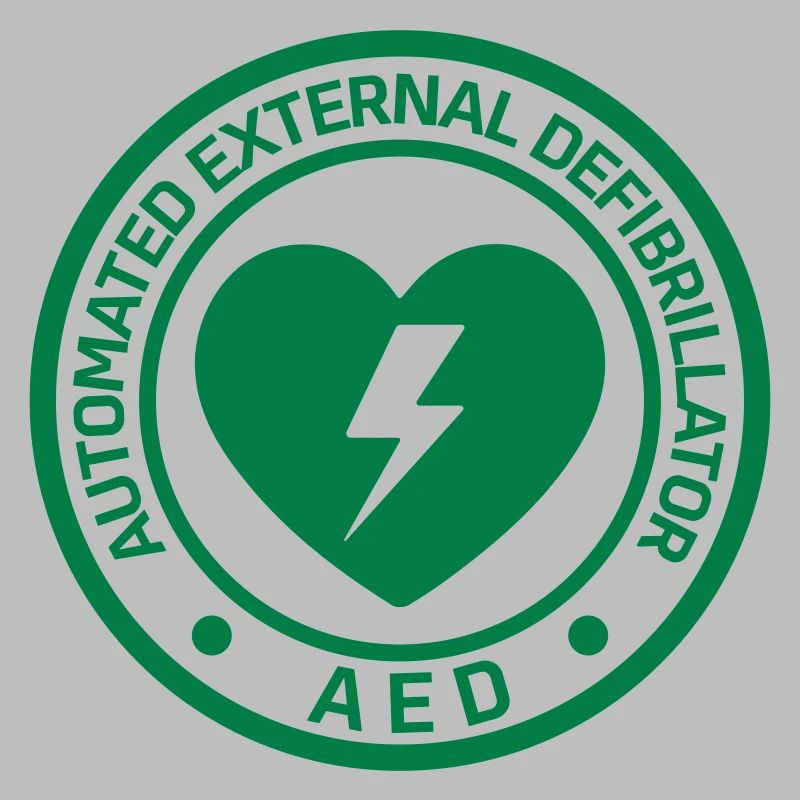 AED emergency defibrillator First Aid