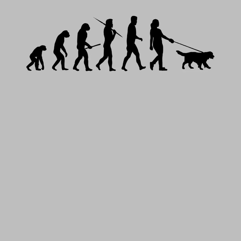 Evolution Walking Dog Geschenk