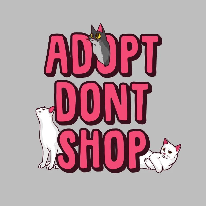 N'adoptez pas adopter l'idée de cadeau de chien de chat