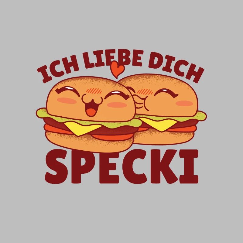 Hamburger Ich liebe dich Specki