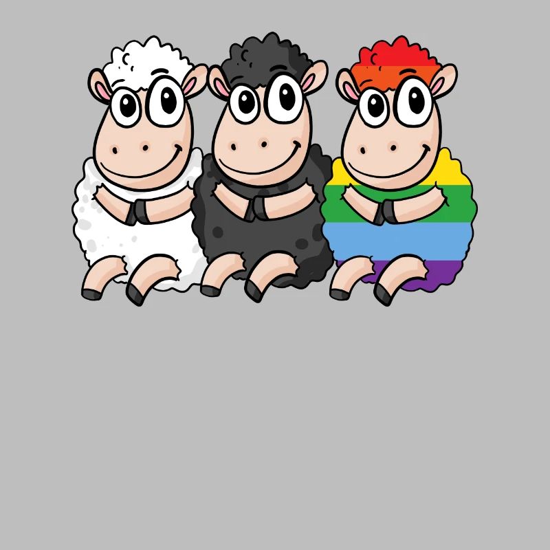 Black Sheep - Rainbow Sheep