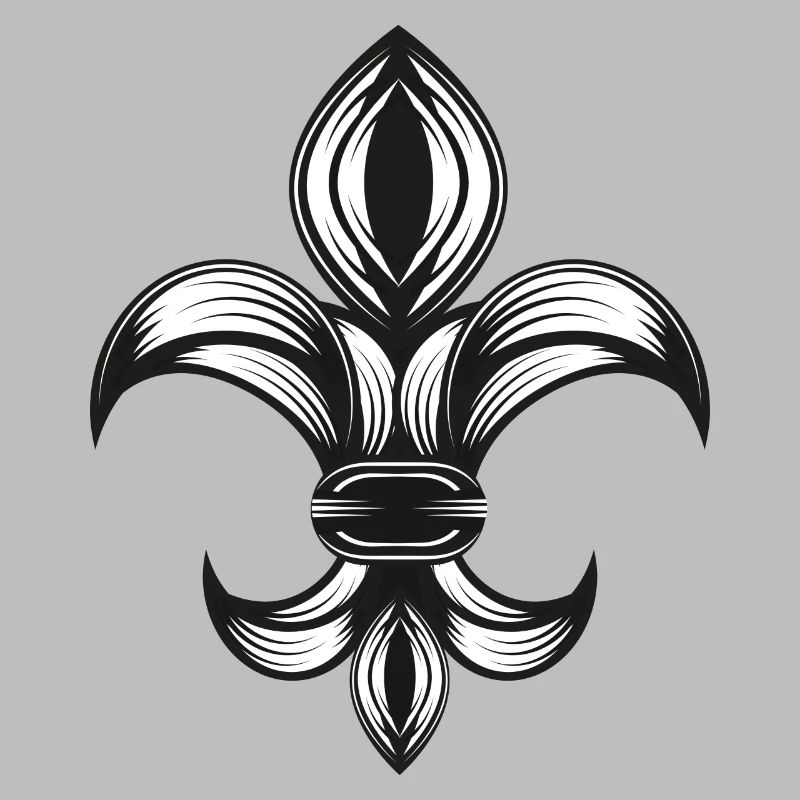 iris stylisé - Fleur-de-Lys
