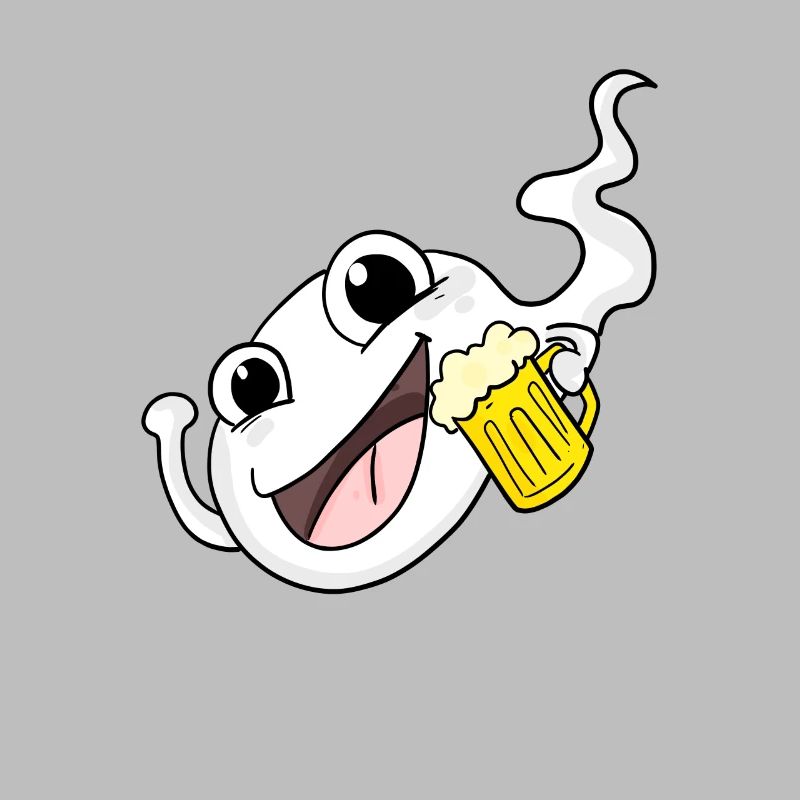 Sperma mit Bier