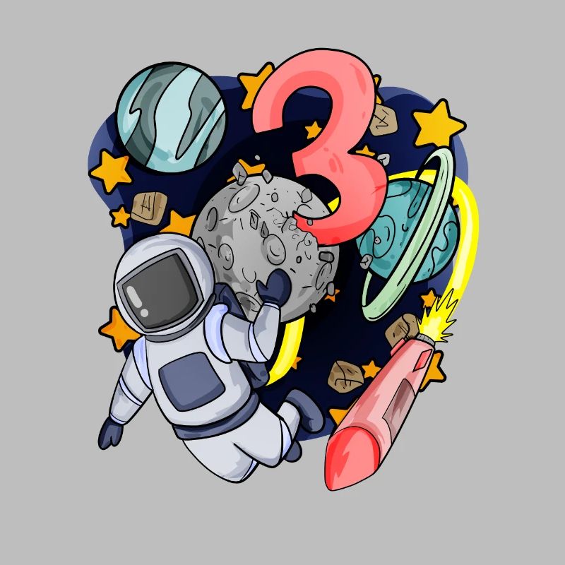 3 Geburtstag Junge - 3 Jahre alt - Ich bin 3