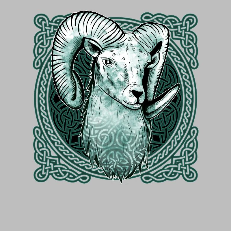 Aries Celtic knot pattern