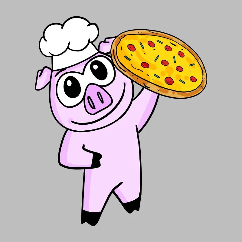 pizza maker pizza chef pork italy