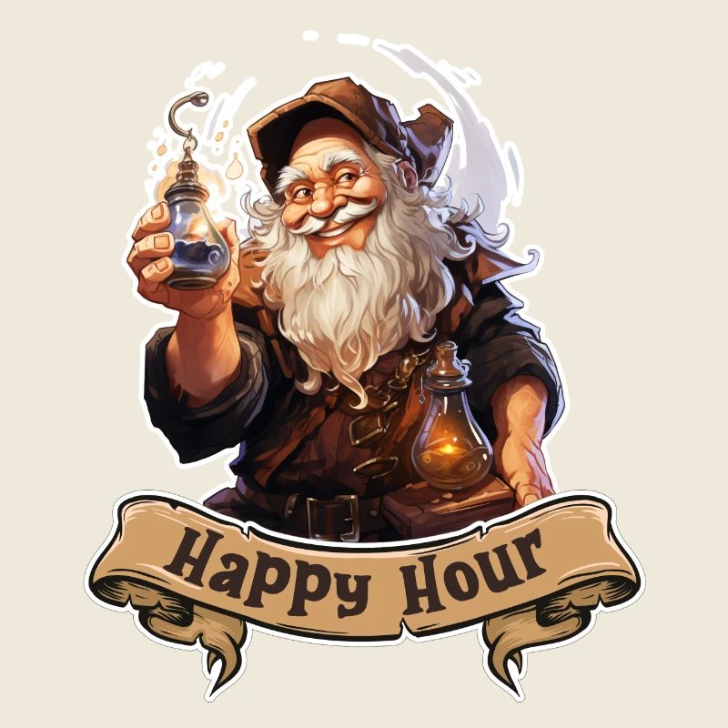Happy Hour Dwarf avec jeu de rôle de potion magique