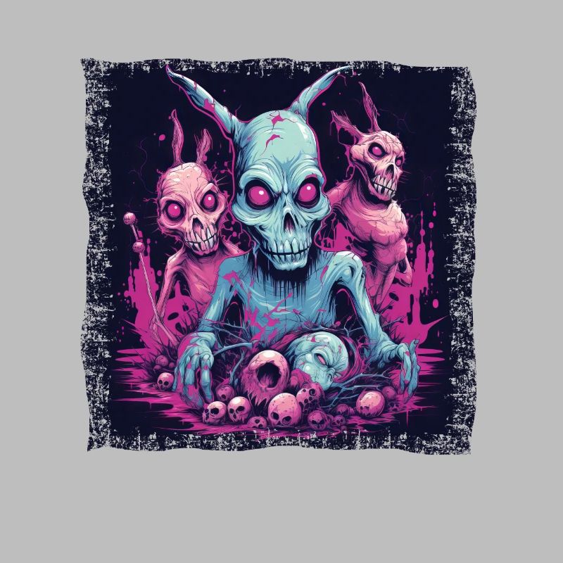 Célébration de Pâques Bunny Zombie