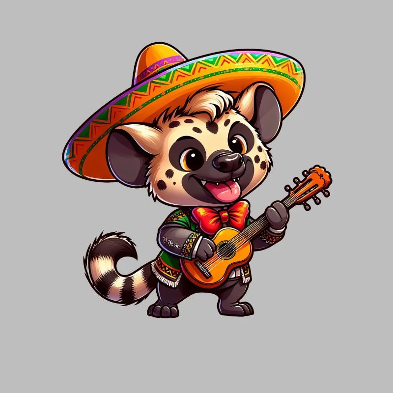 Cinco de Mayo Hyäne Giraffe Mariachi