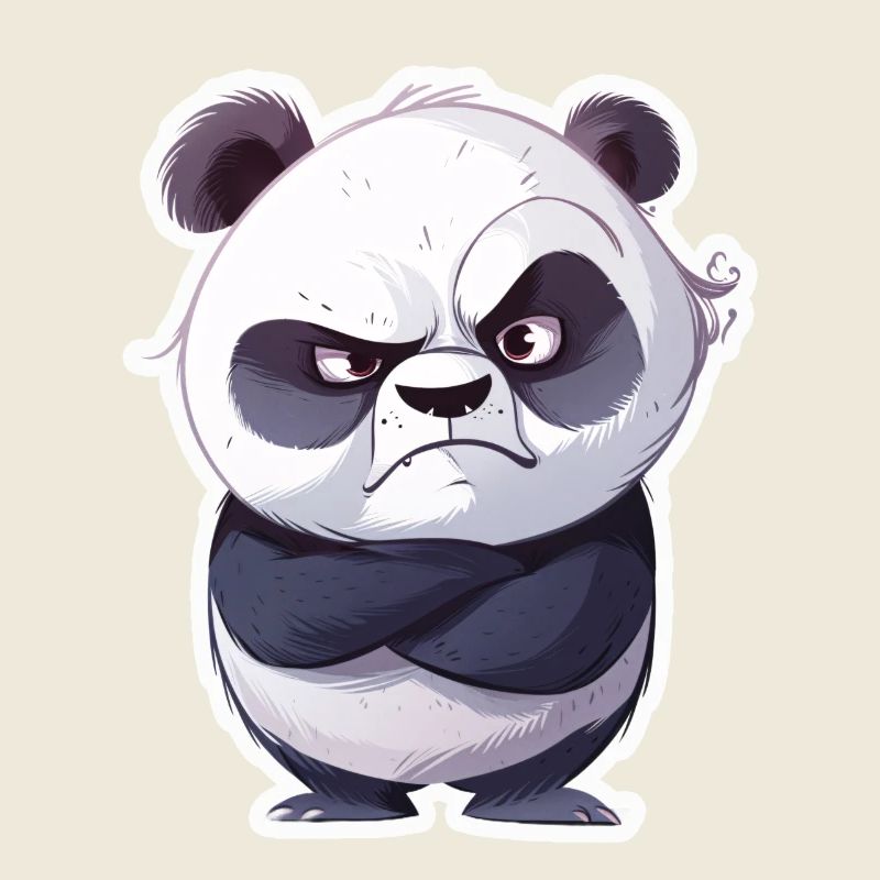 Snapped Offended Panda