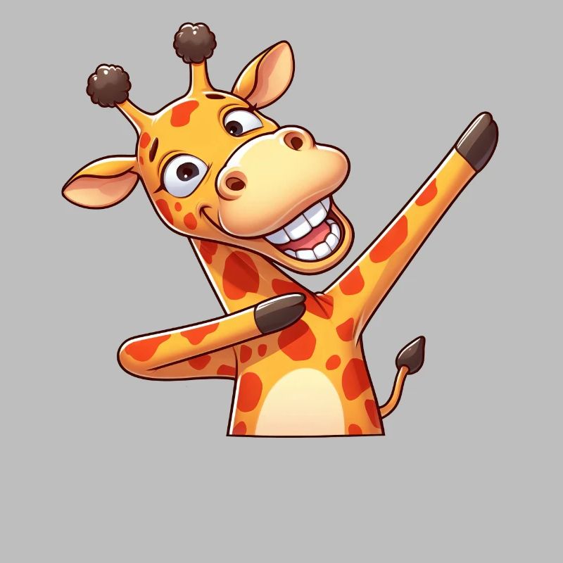 Coole Giraffe Dabbing Dab Tanz