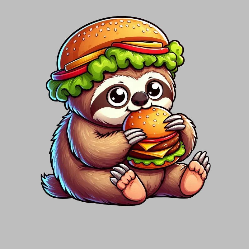 mignon paresseux hamburger cheeseburger restauration rapide ca