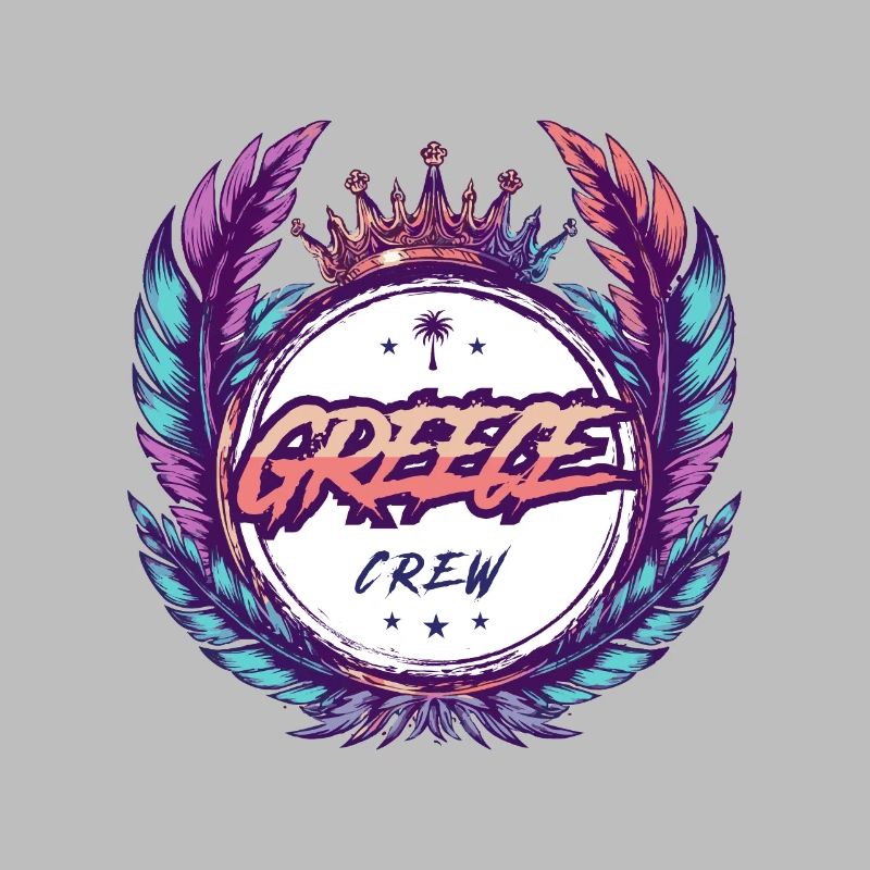 Greece Crew Colorful