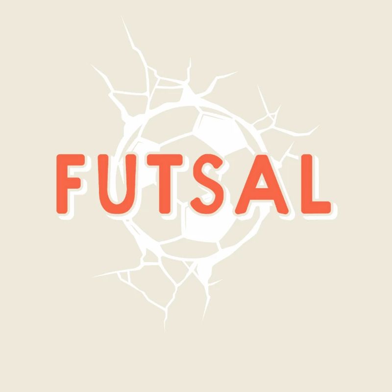 Futsal Cracked Ball Bold Statement Athlete Gear