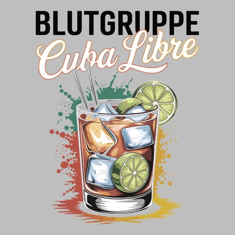 Blood Type Cuba Libre Cocktail Bartender