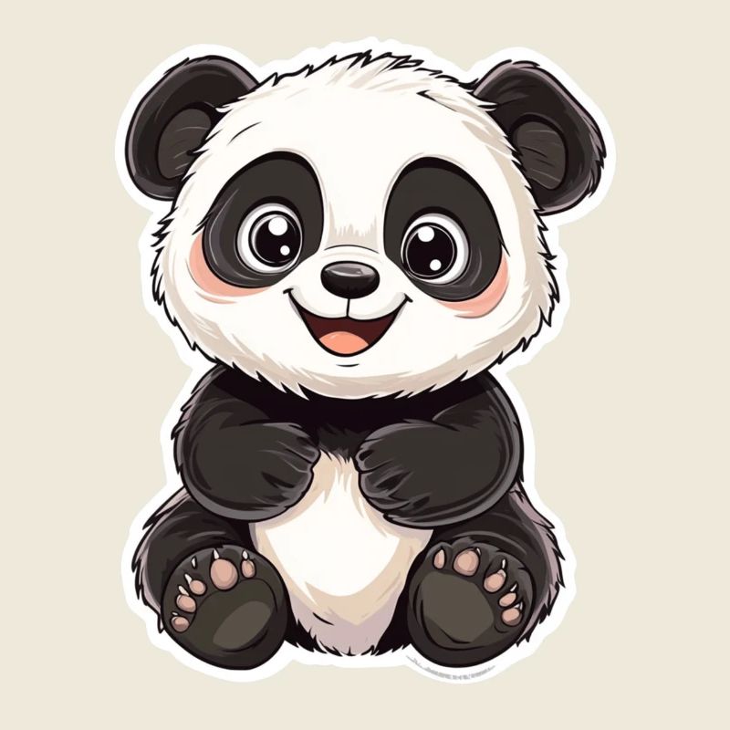 Cute Panda Bear – Gift for Kids