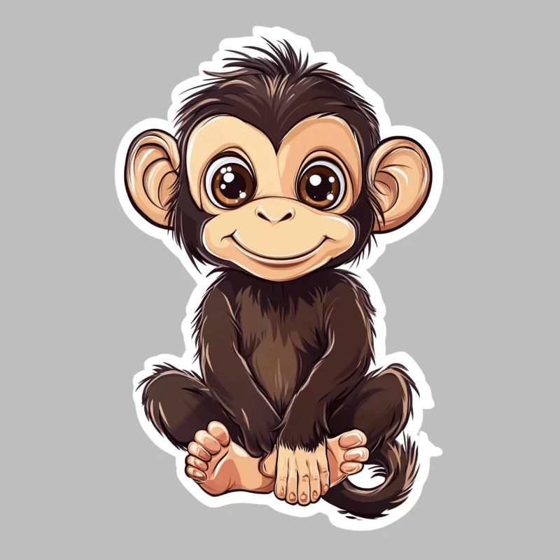 Monkey Cute Monkey Gift for Monkey Fans