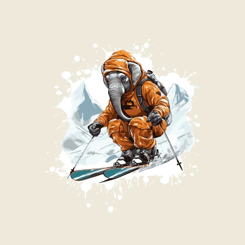 Elephant Ski Skiing