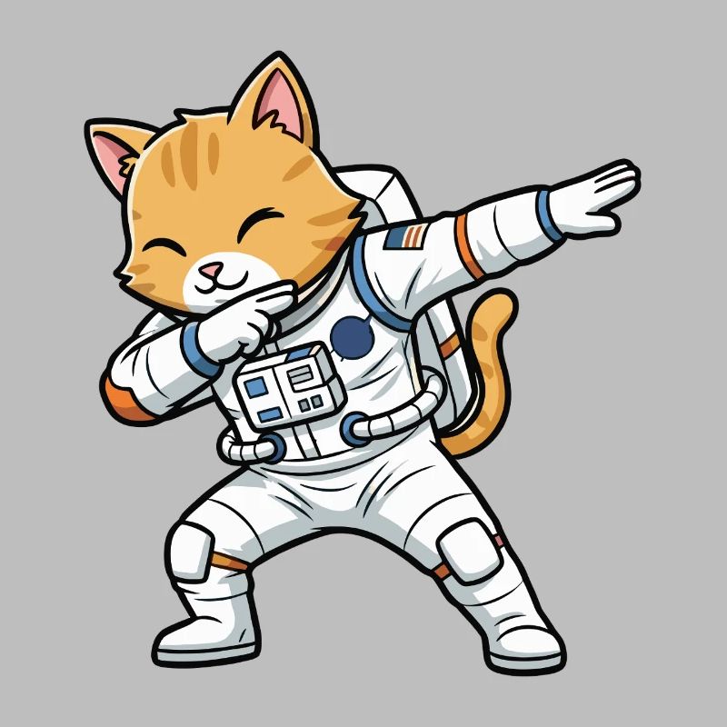 Astronaut Cats Dab