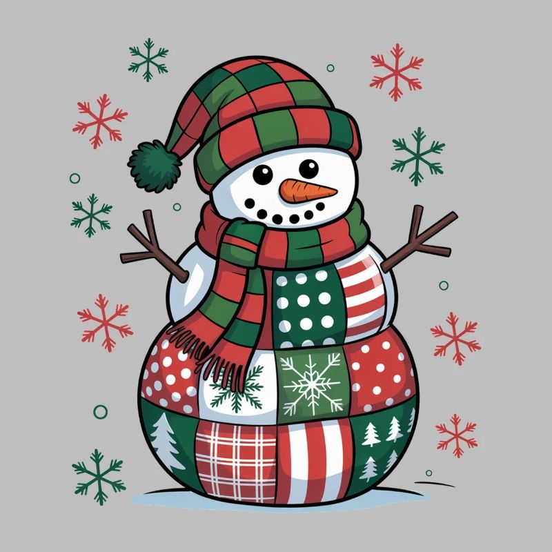 Schneemann Patchwork 