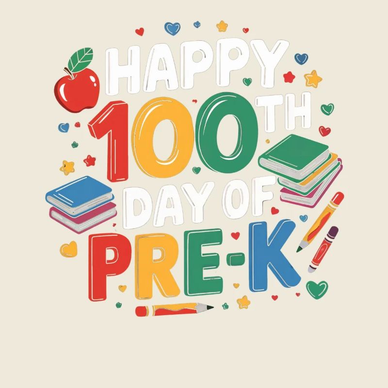Fröhlicher 100. Tag Vorschule