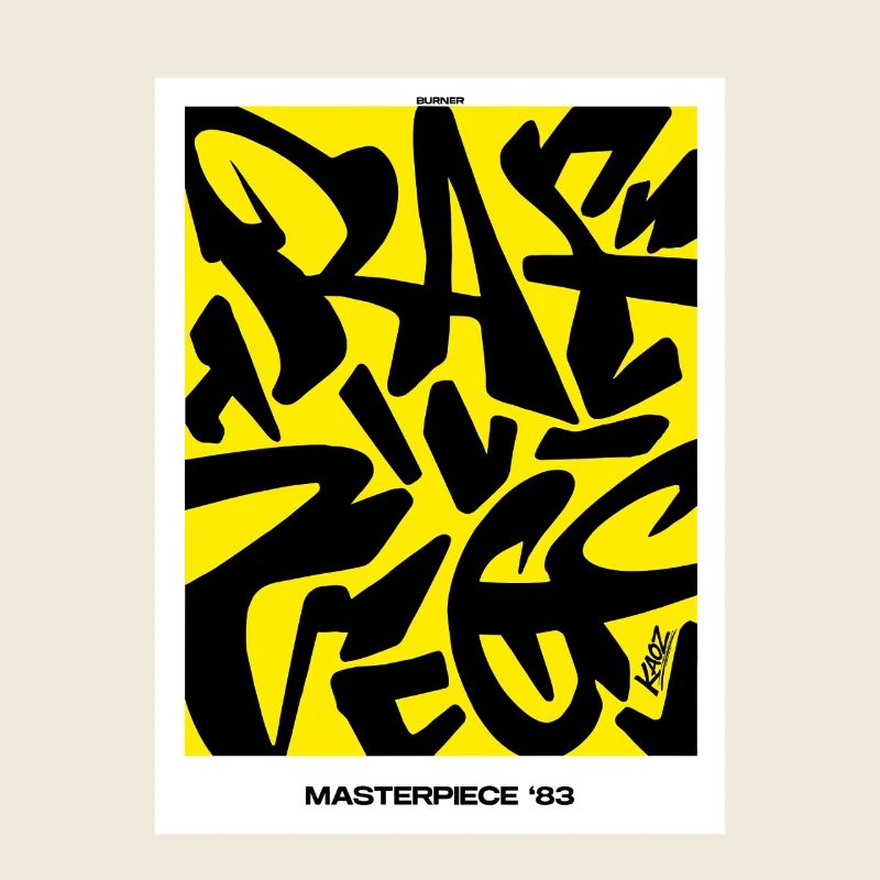 Masterpiece '83: Yellow-Black Graffiti