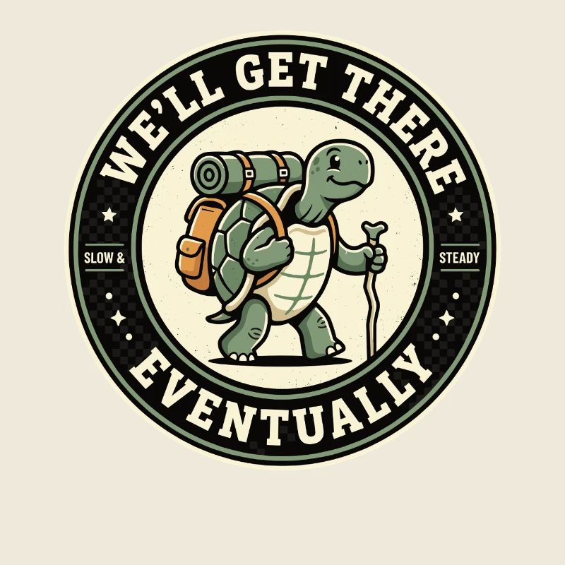 We ll Get There Eventually Wander Schildkröte