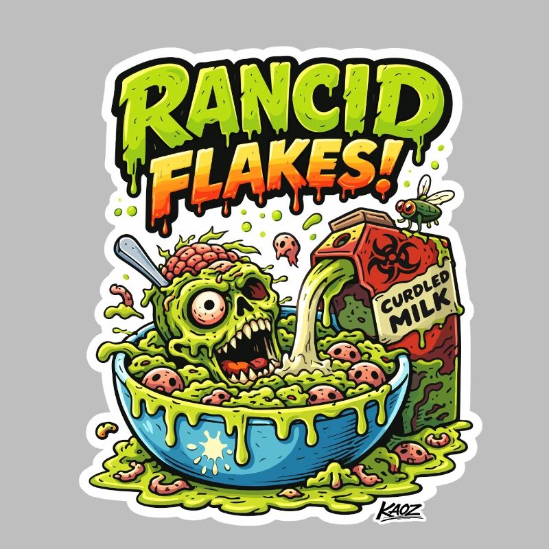 Dissgusting skull Flakes Monster