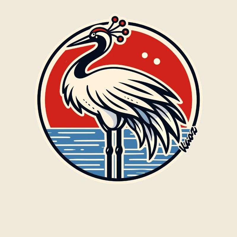 Crane at Sunset Circle