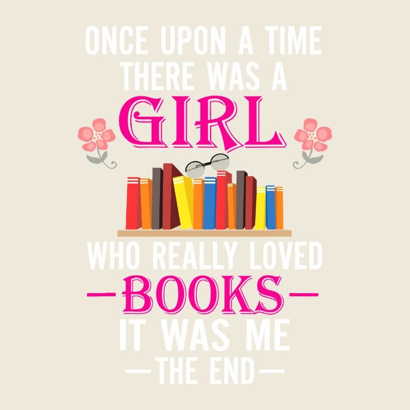 Buchliebendes Mädchen Zitat-Tee