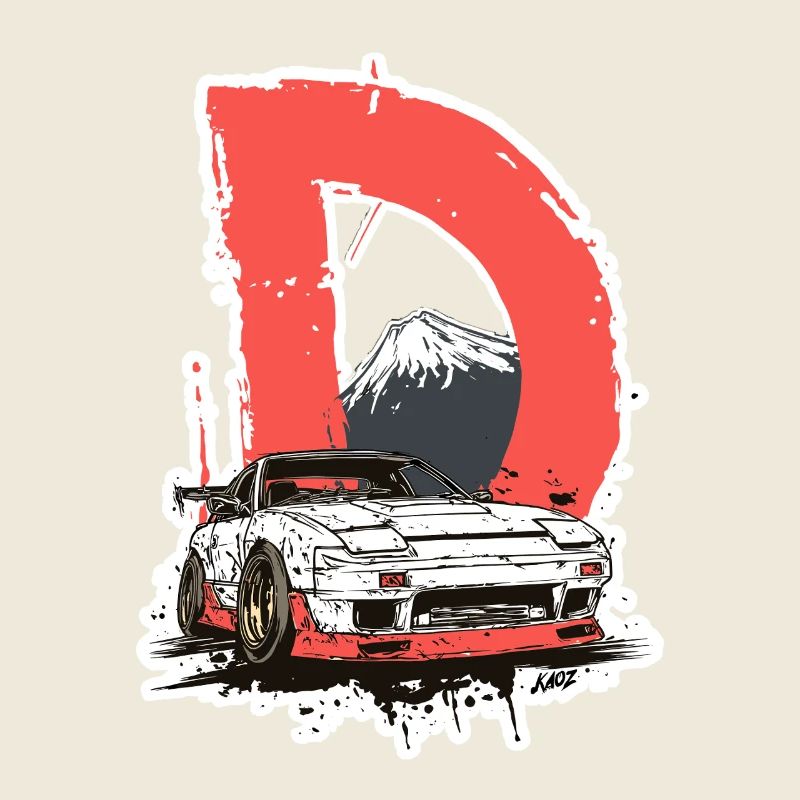 D Drift Mount Fuji Autografik