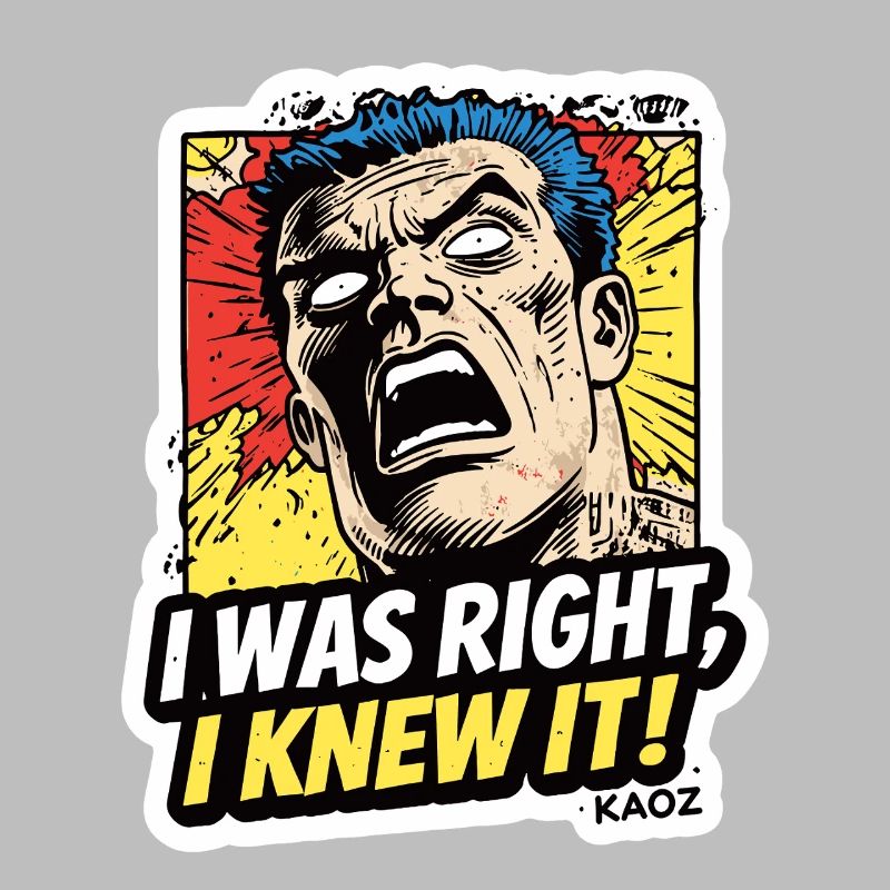 Ich hatte recht, ich kannte es, Comic.