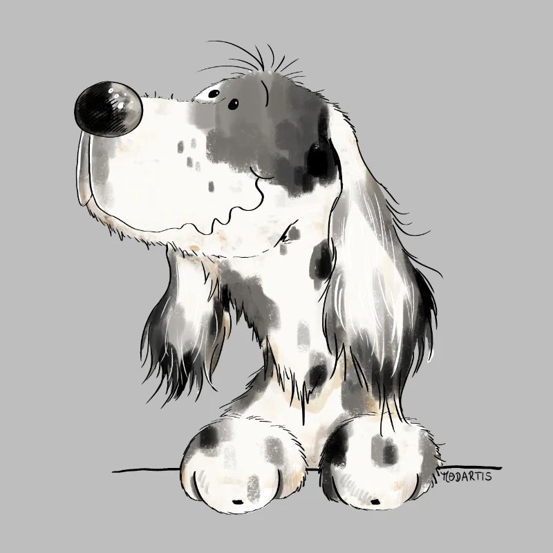 Englischer Setter I Hunde Comic Geschenk
