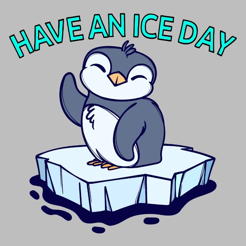 Cool Pinguin Eis Statement Vogel Tier Antarktis