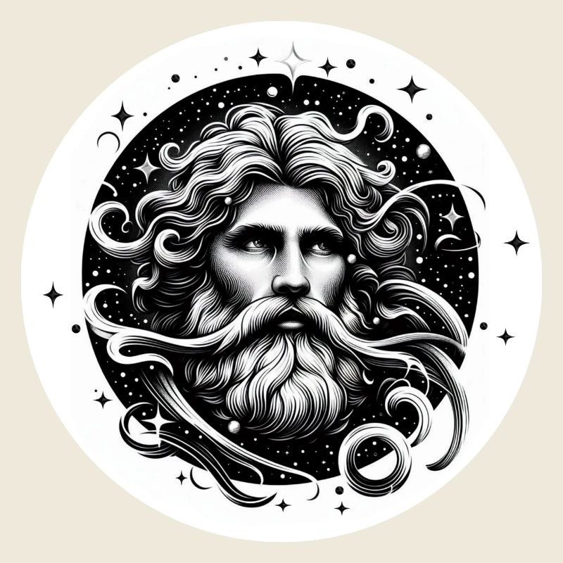 Kosmischer Sternenbart - Wassermann