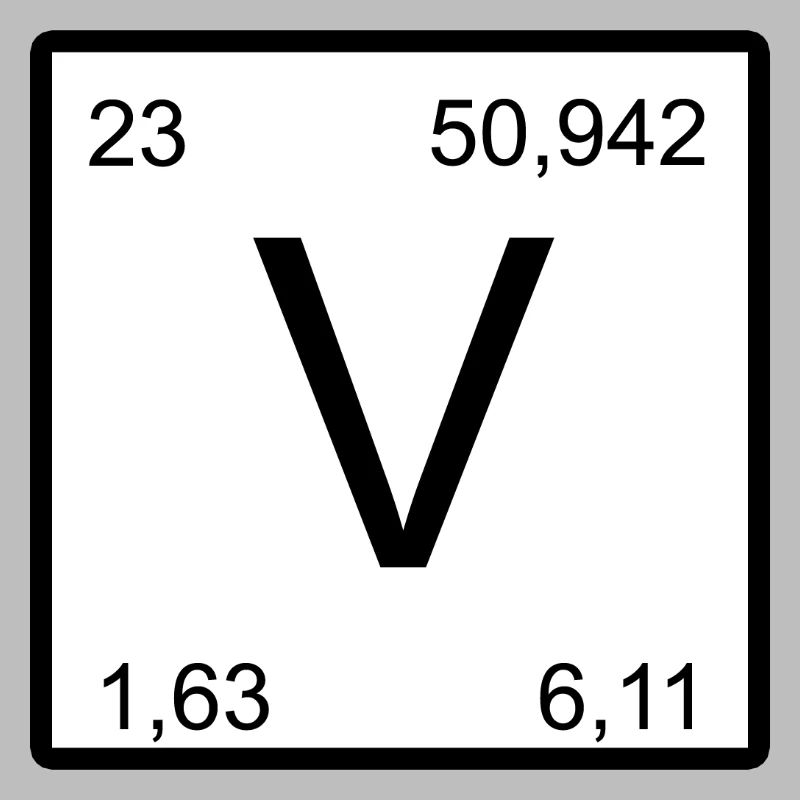 Vanadium V-Element Vanadium Design