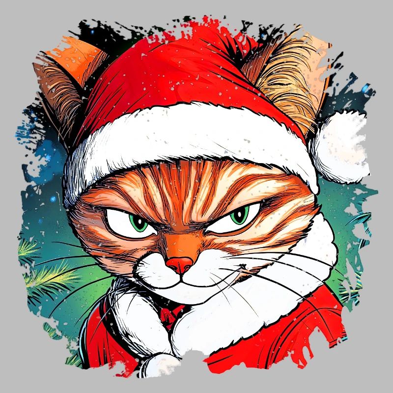Weihnachten Katze