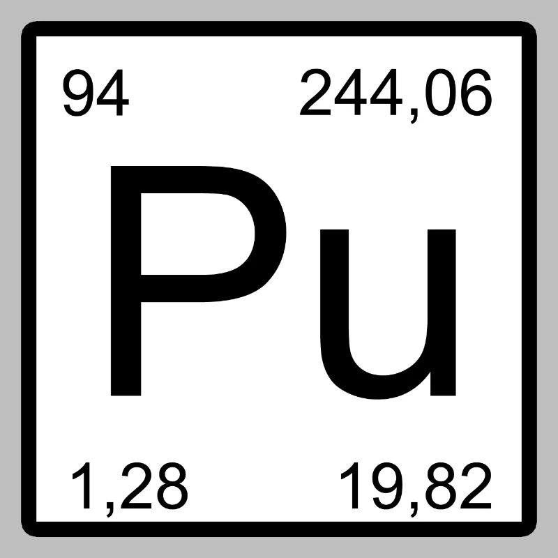 Conception de l’élément de plutonium Pu